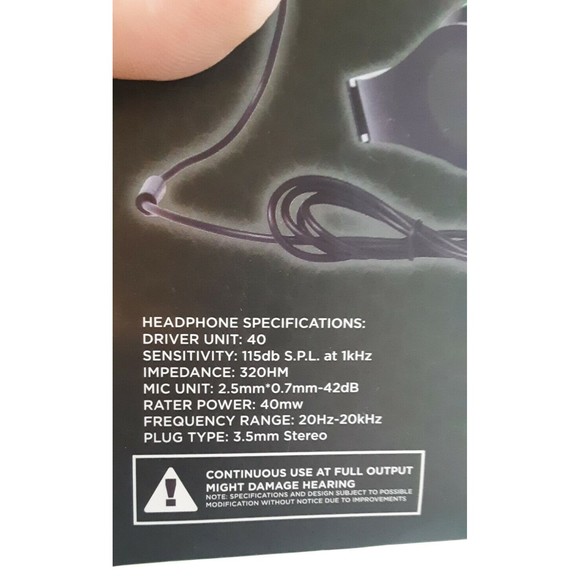 Headphones Over the Ears Texas Tech Red Raiders Retro Collapsible DJ Wired - Picture 9 of 10